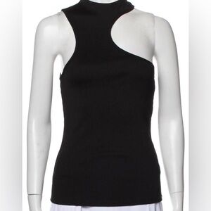 ANINE BING Black Asymmetrical Women's Top